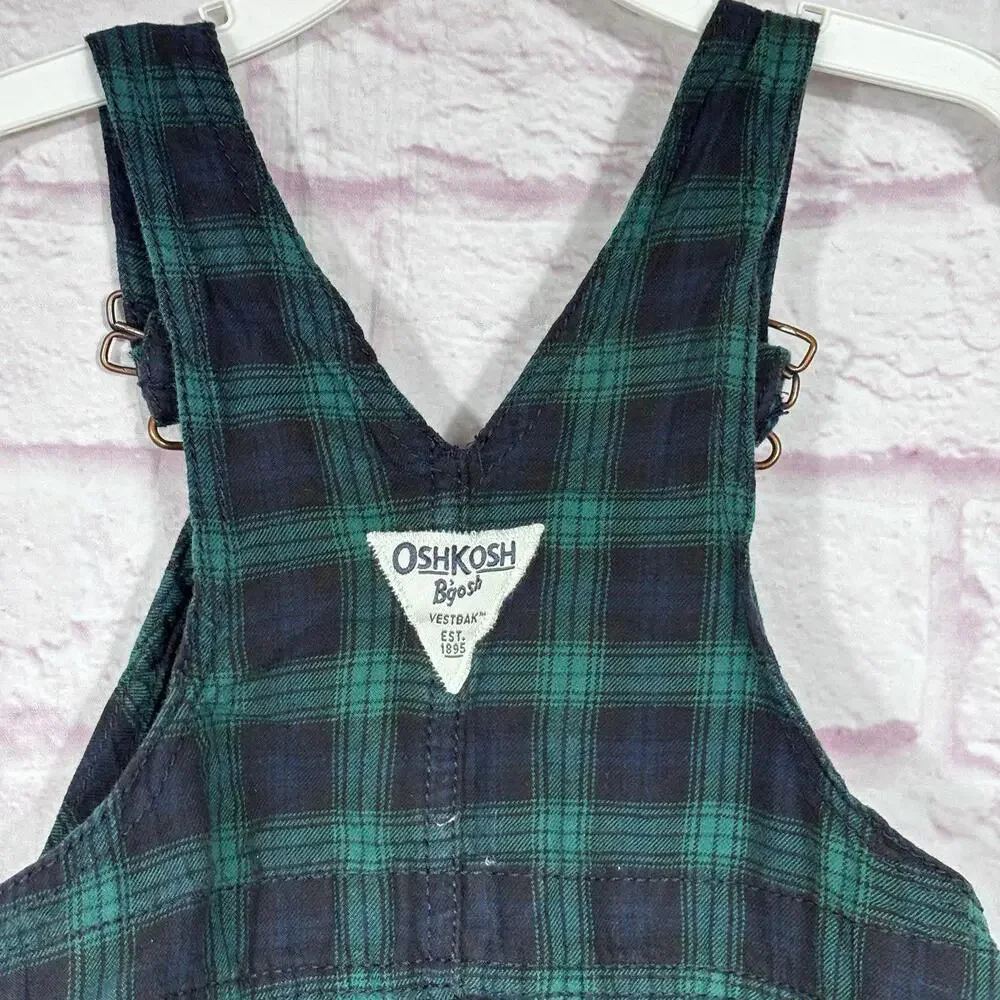 OshKosh B'gosh Plaid Jumper Dress 24 Months